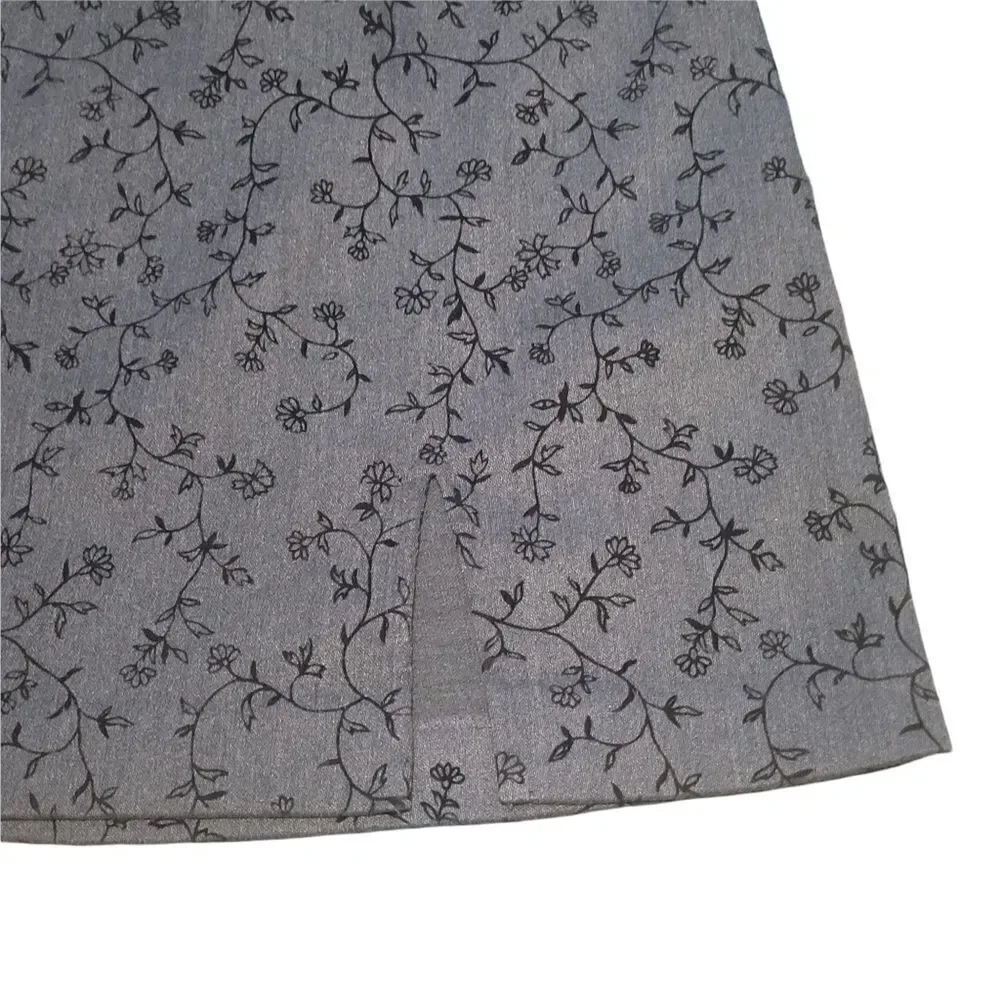 Express grey and black floral mini